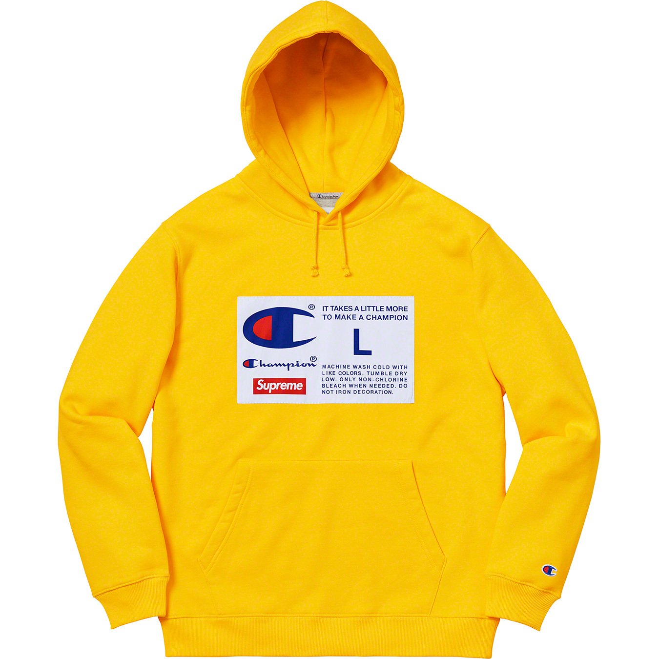 Champion Label Hooded Sweatshirt - fall winter 2018 - Supreme