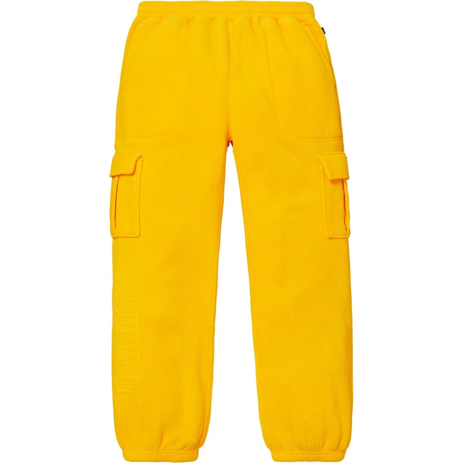 Details on Polartec Cargo Pant Yellow from fall winter
                                                    2018 (Price is $158)