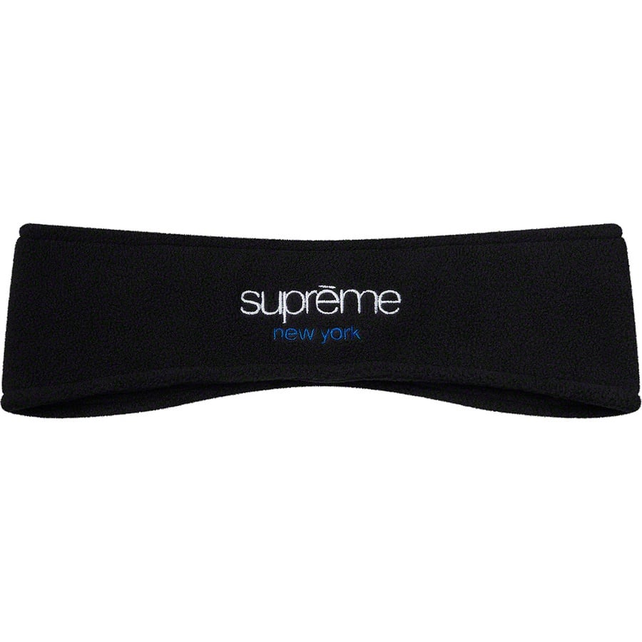 Supreme Polartec Headband (FW18) - Black - $32