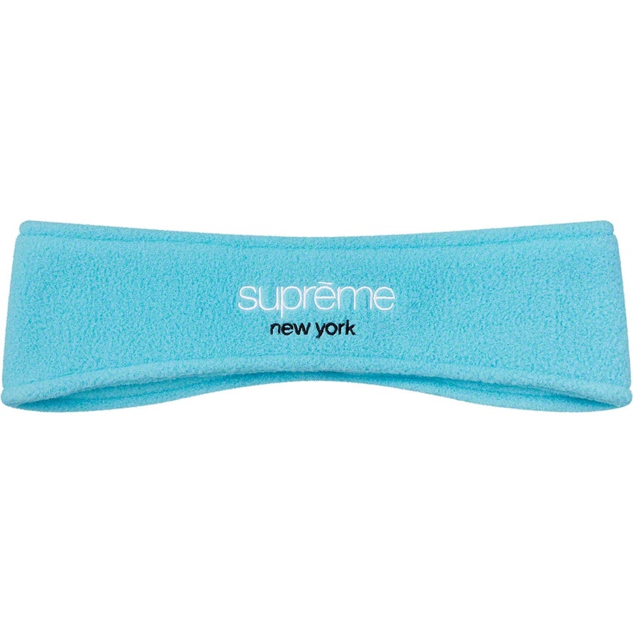 Supreme Polartec Headband (FW18) - Light Blue - $32