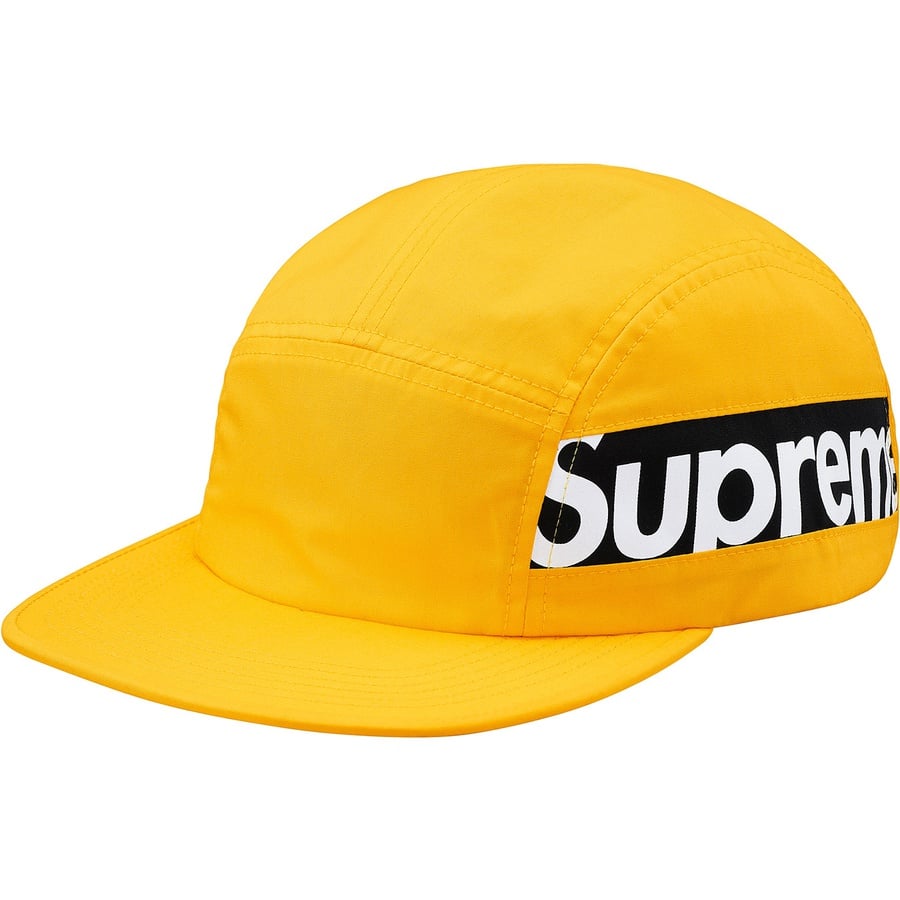 Details on Side Panel Camp Cap Gold from fall winter 2018 (Price is $48)