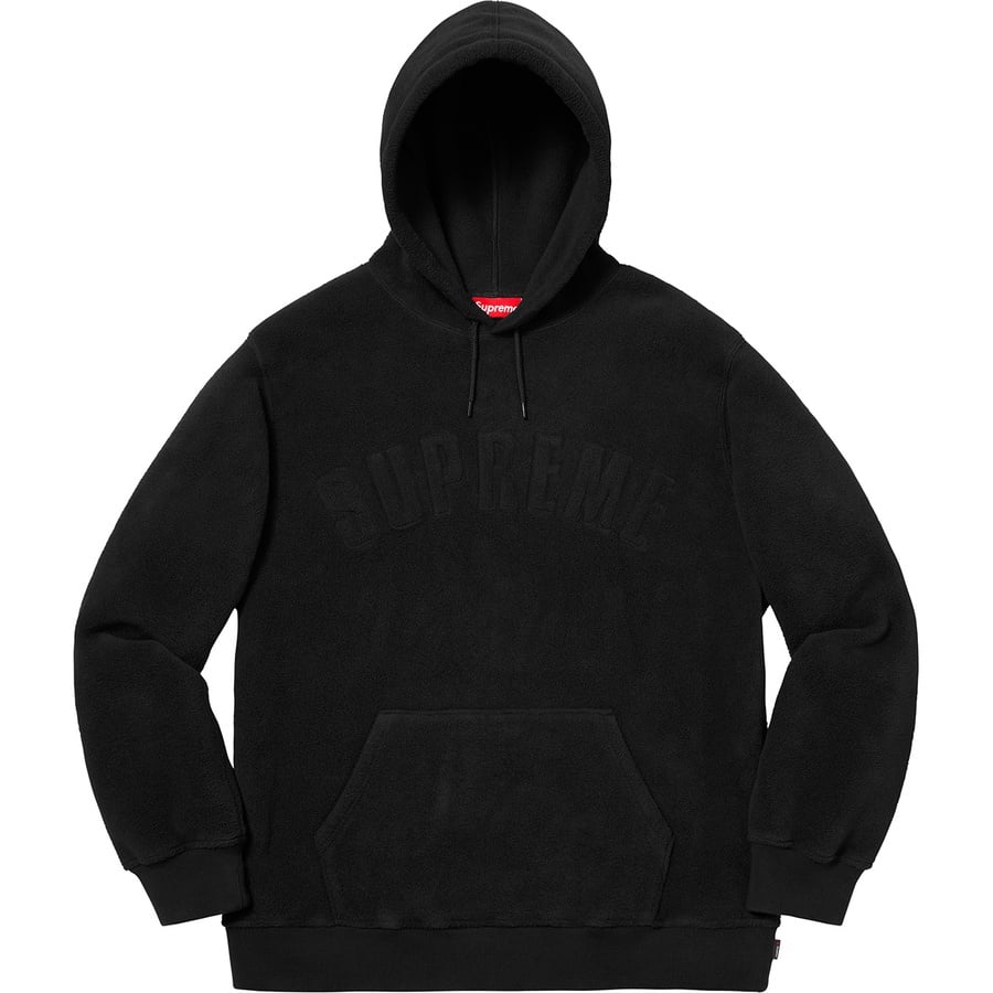 Details on Polartec Hooded Sweatshirt Black from fall winter 2018 (Price is $158)