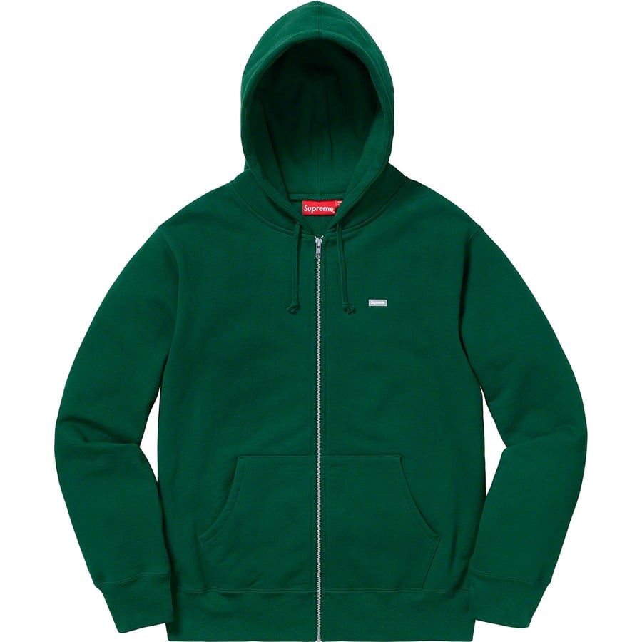 Details on Reflective Small Box Zip Up Sweatshirt Dark Green from fall winter
                                                    2018 (Price is $158)
