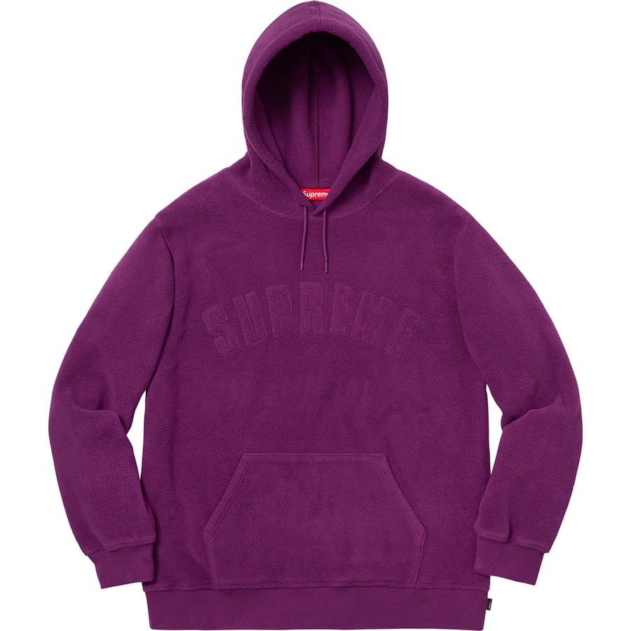 Details on Polartec Hooded Sweatshirt Purple from fall winter
                                                    2018 (Price is $158)