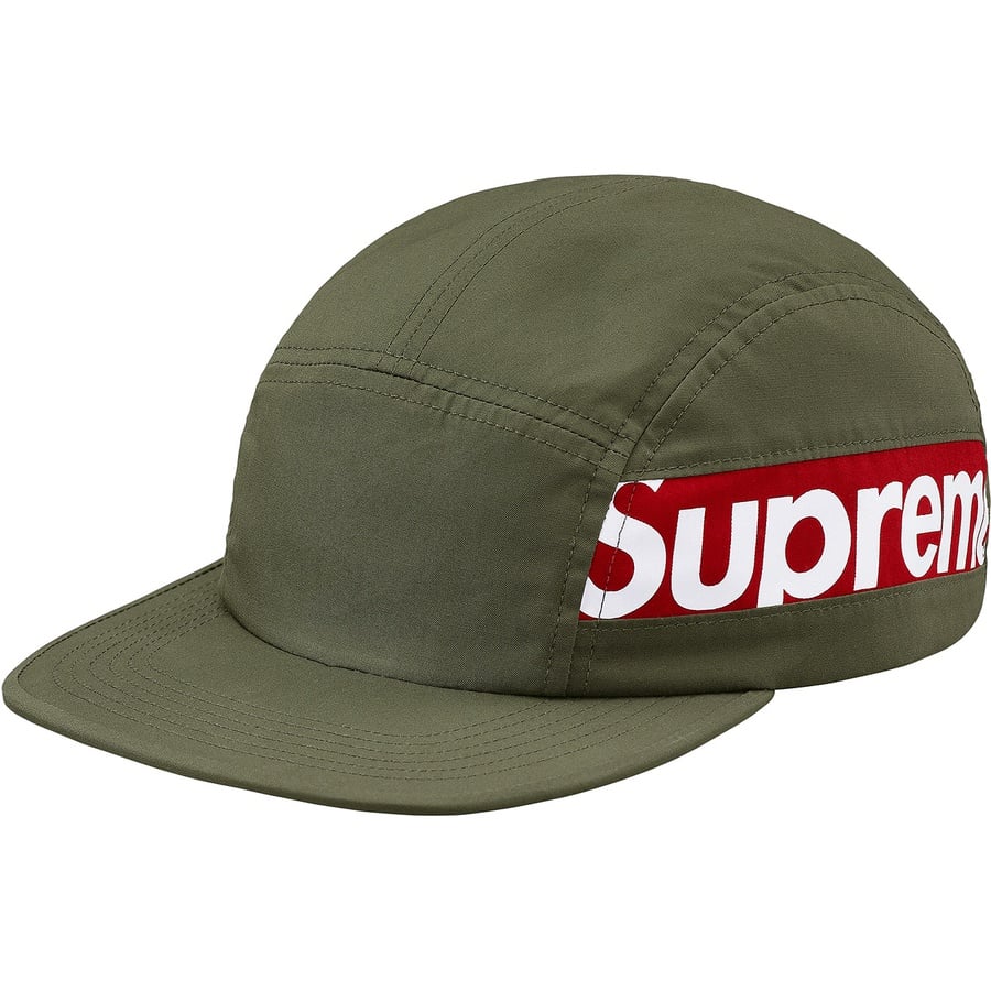 Details on Side Panel Camp Cap Olive from fall winter
                                                    2018 (Price is $48)