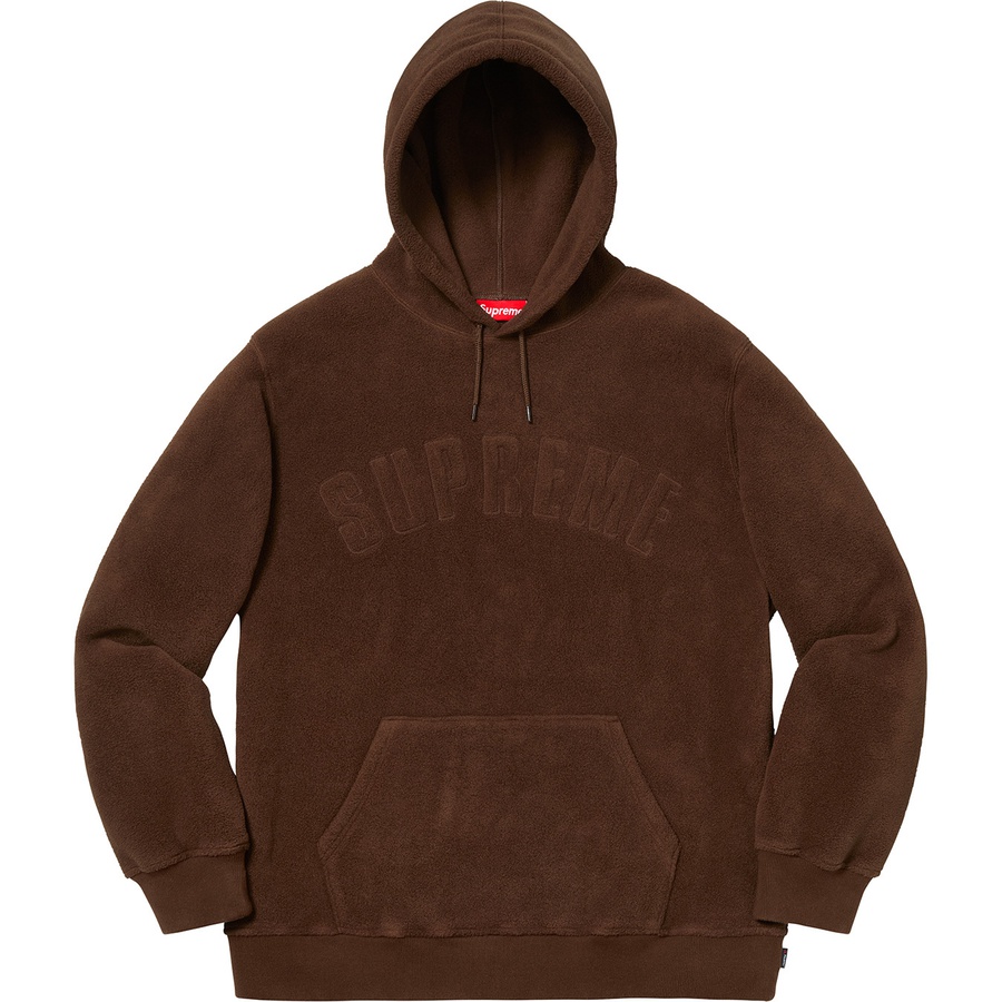 Details on Polartec Hooded Sweatshirt Brown from fall winter
                                                    2018 (Price is $158)