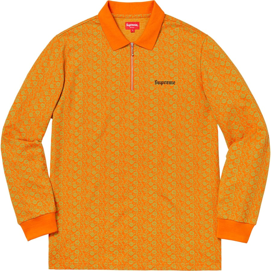 最新入荷 supreme Floral Jacquard Zip L/S Polo ポロシャツ - www.ip.psd.ku.ac.th