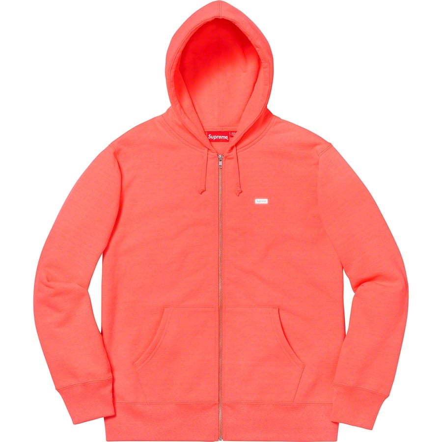 Details on Reflective Small Box Zip Up Sweatshirt Fluorescent Pink from fall winter
                                                    2018 (Price is $158)