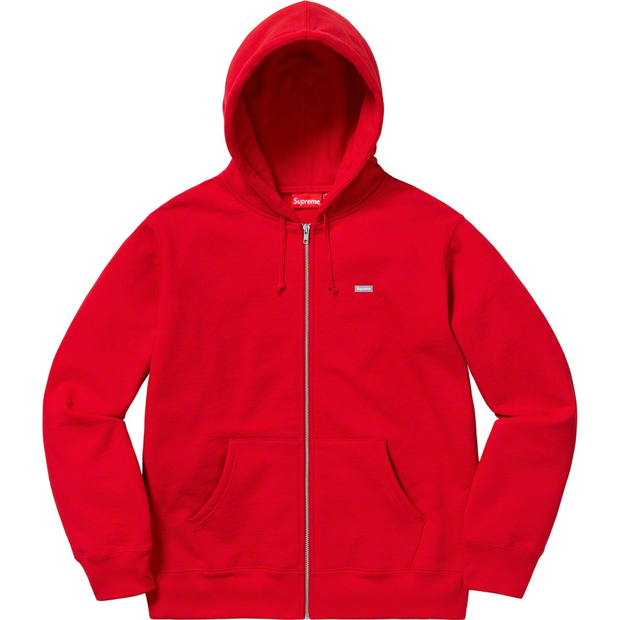 Details on Reflective Small Box Zip Up Sweatshirt Red from fall winter
                                                    2018 (Price is $158)