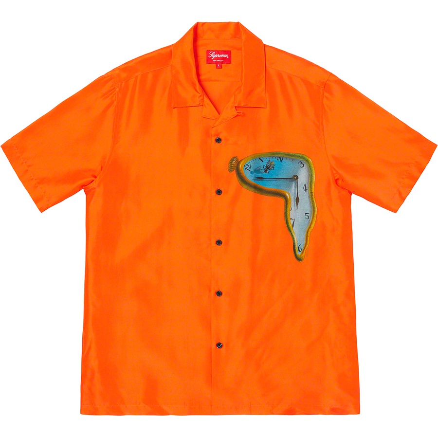 Details on The Persistence of Memory Silk S S Shirt The Persistence of MemoryOrange from spring summer
                                                    2019 (Price is $168)