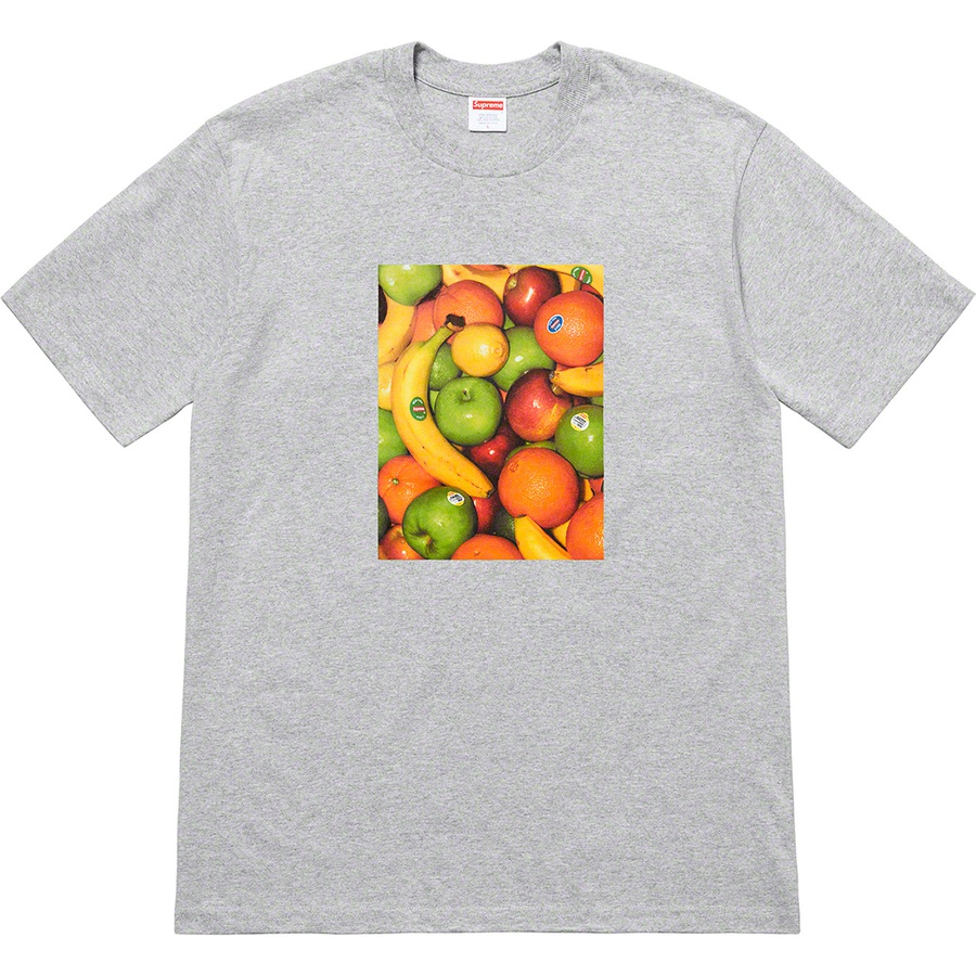 Details on Fruit Tee Heather Grey from spring summer
                                                    2019 (Price is $38)