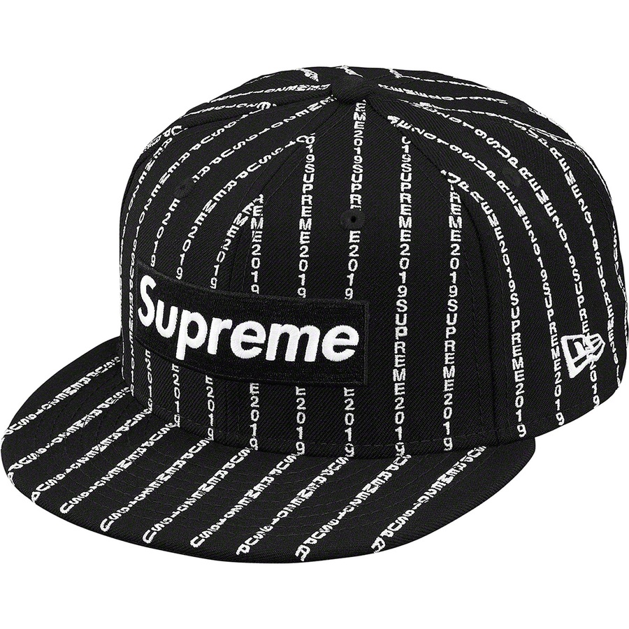 Details on Text Stripe New Era Black from spring summer 2019 (Price is $58)