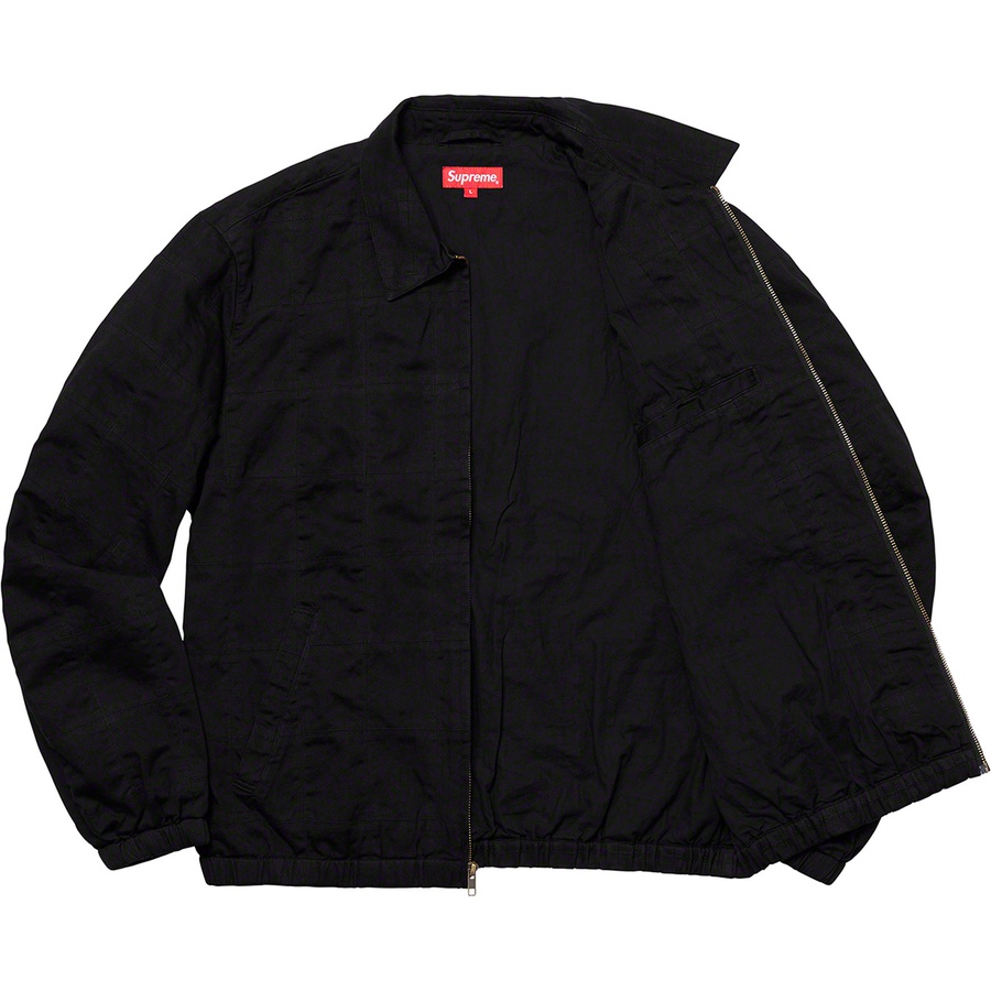 Details on Patchwork Harrington Jacket Black from spring summer
                                                    2019 (Price is $248)