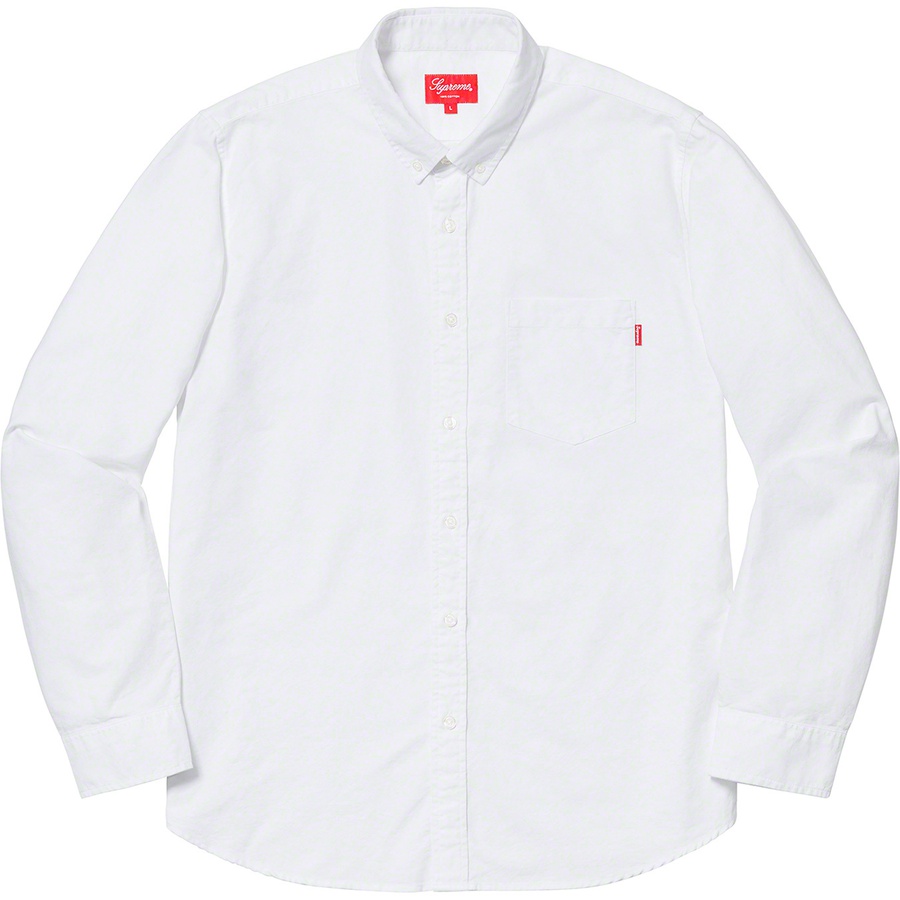 Supreme Oxford Shirt (SS19) - White - $118