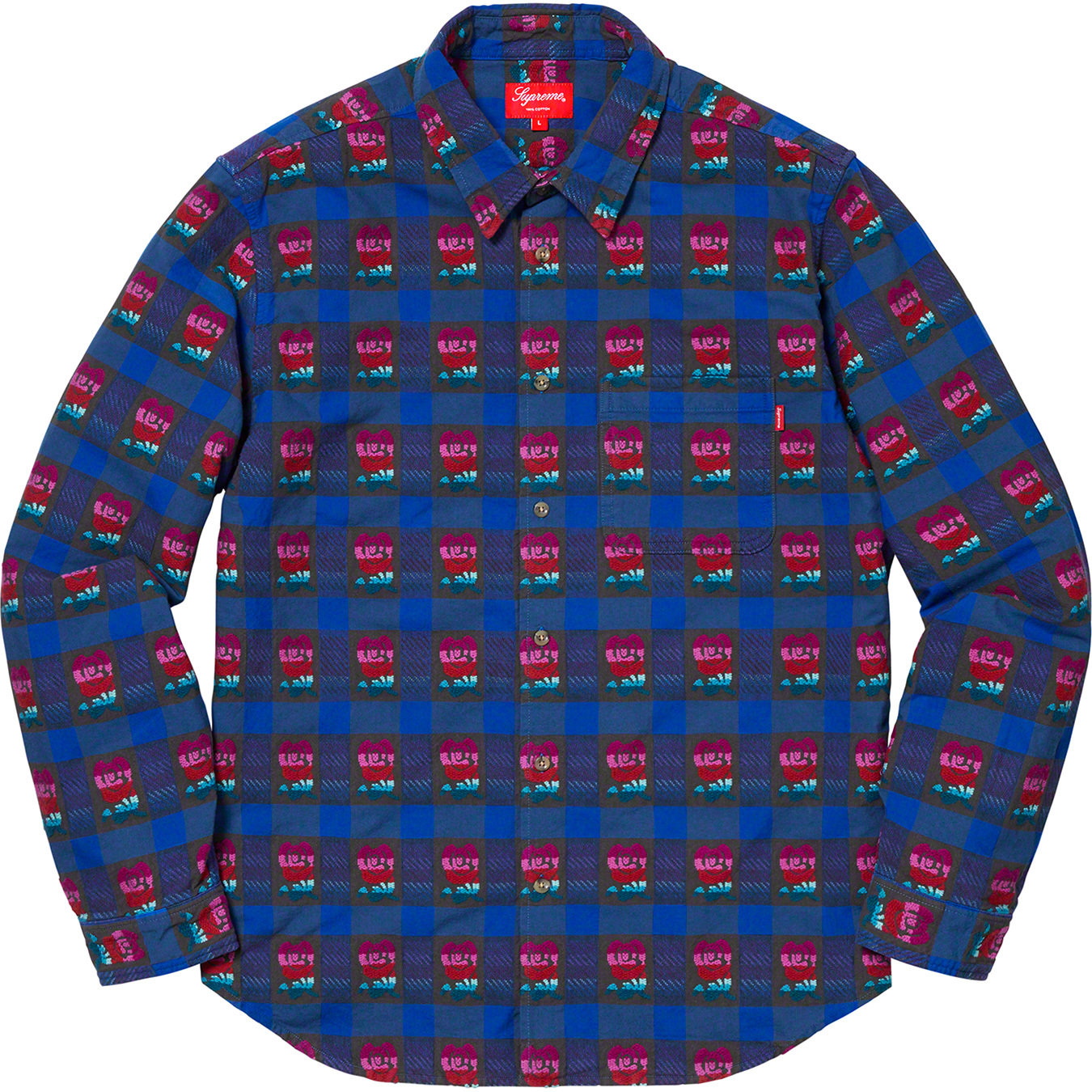 supreme Rose Buffalo Plaid Shirt