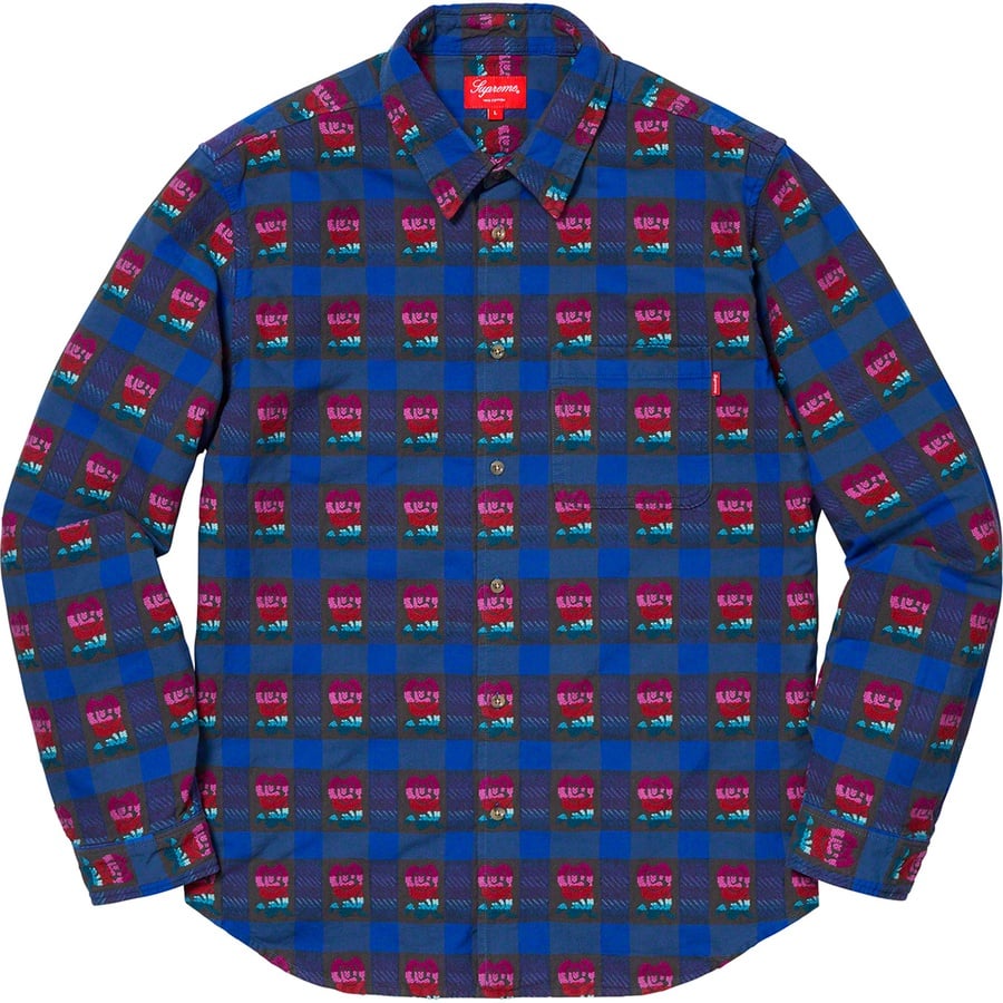 Details on Rose Buffalo Plaid Shirt Royal from spring summer 2019 (Price is $138)