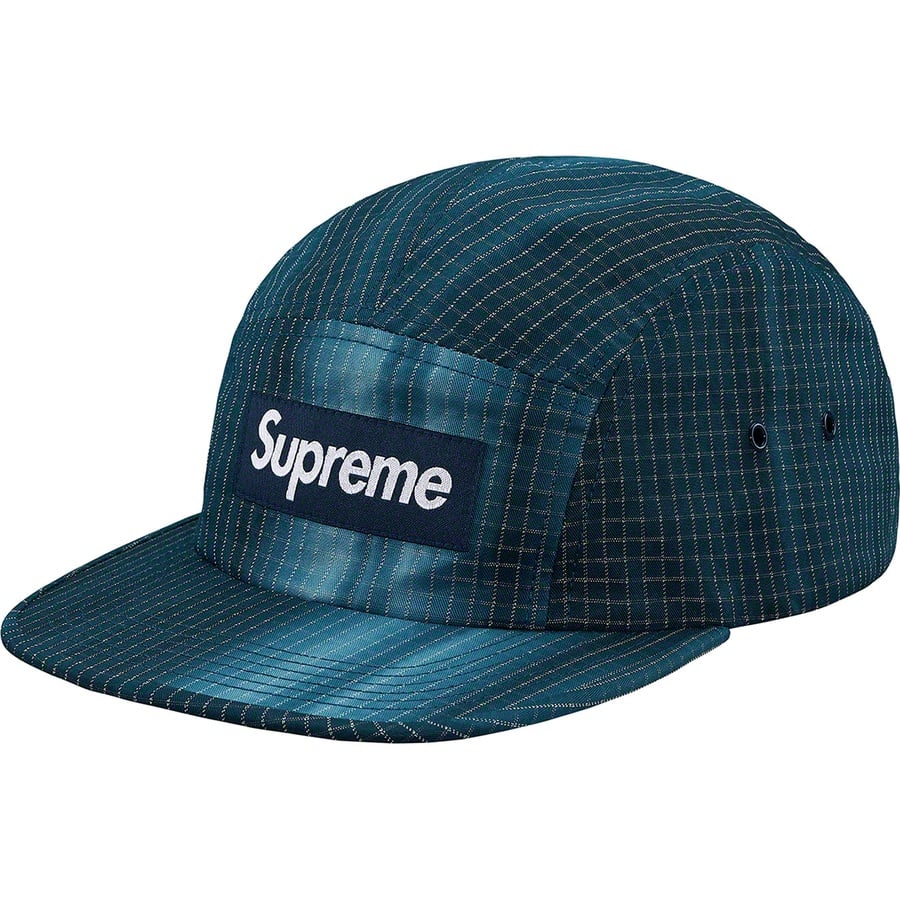 Details on Tie Dye Ripstop Camp Cap Navy from spring summer 2019 (Price is $48)