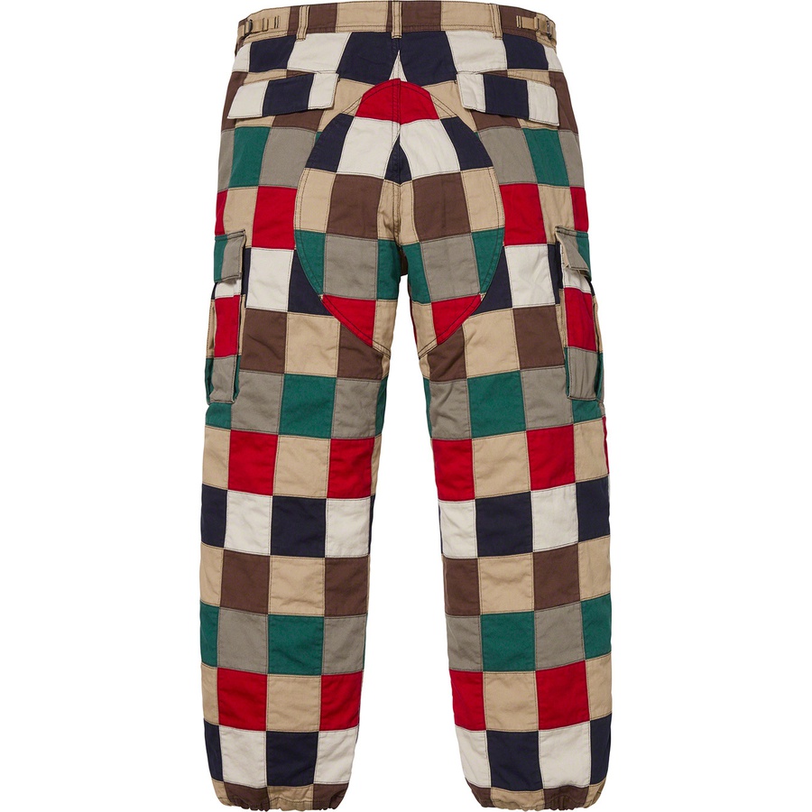 Details on Patchwork Cargo Pant Multicolor from spring summer 2019 (Price is $228)