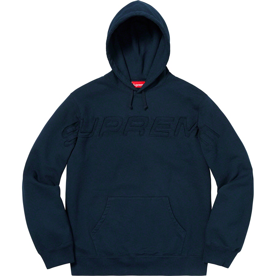 Details on Set In Logo Hooded Sweatshirt Navy from spring summer
                                                    2019 (Price is $158)