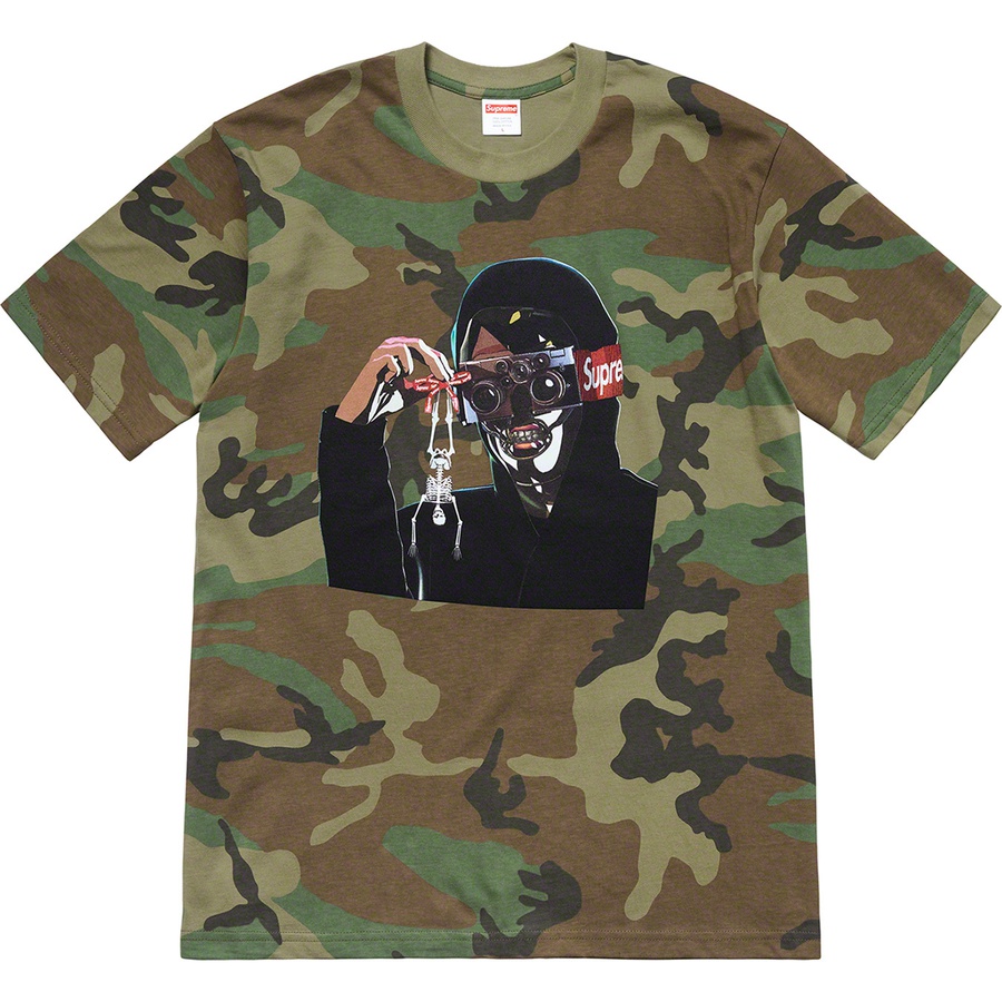 Details on Creeper Tee Woodland Camo from spring summer
                                                    2019 (Price is $38)