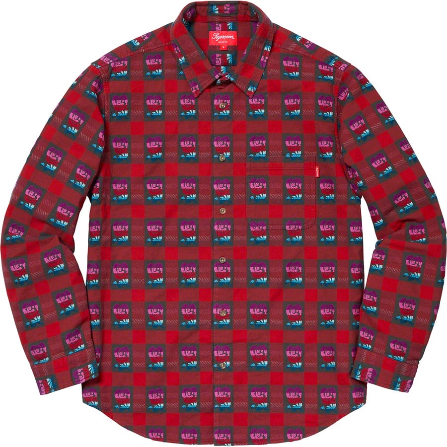 Details on Rose Buffalo Plaid Shirt Red from spring summer 2019 (Price is $138)