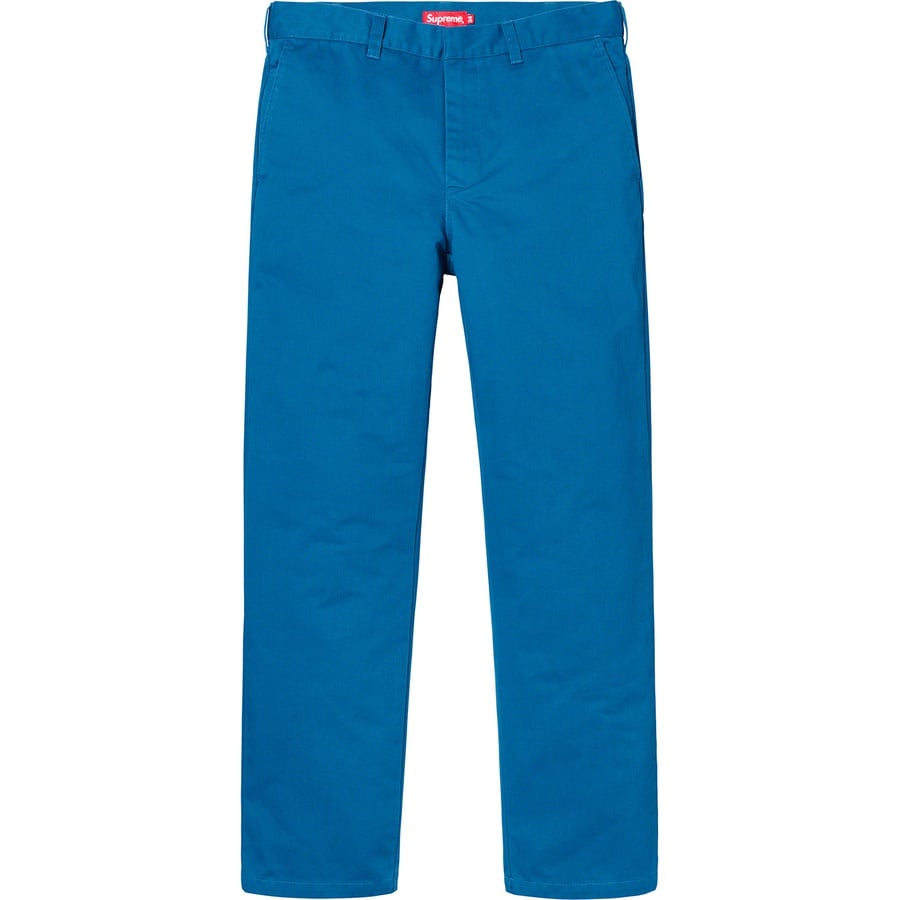 Details on Work Pant Royal from spring summer 2019 (Price is $118)