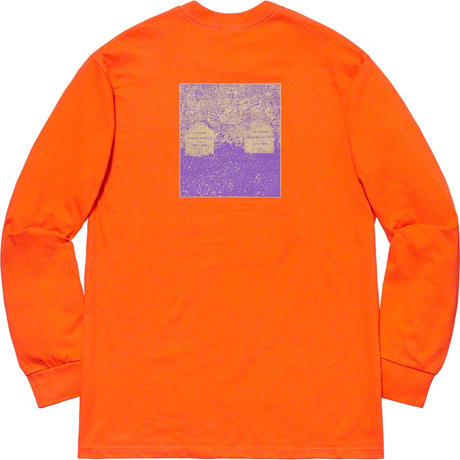 Details on The Real Shit L S Tee Orange from spring summer 2019 (Price is $40)