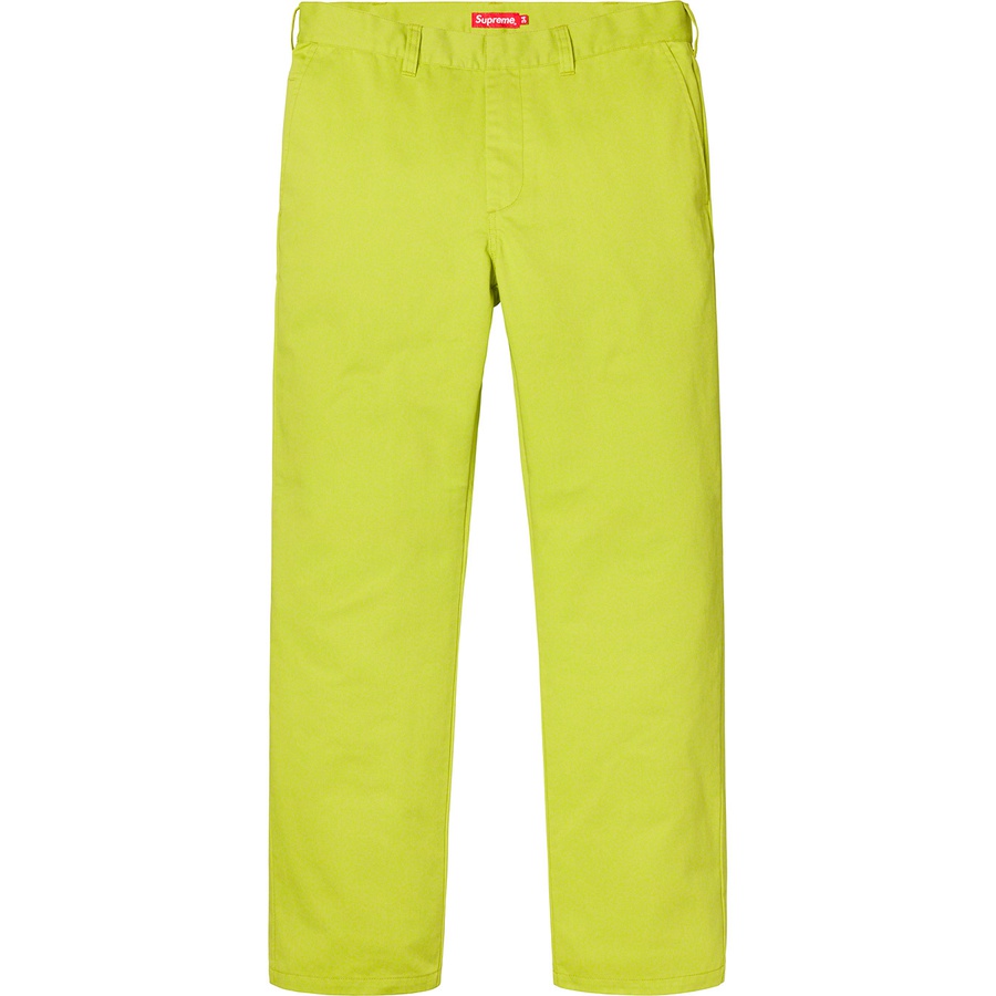 Details on Work Pant Hi Vis Yellow from spring summer
                                                    2019 (Price is $118)