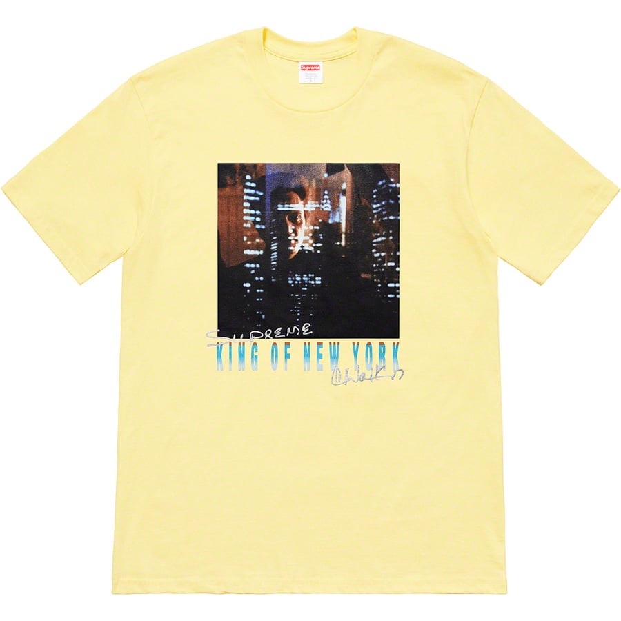 Christopher Walken King Of New York Tee Pale Yellow