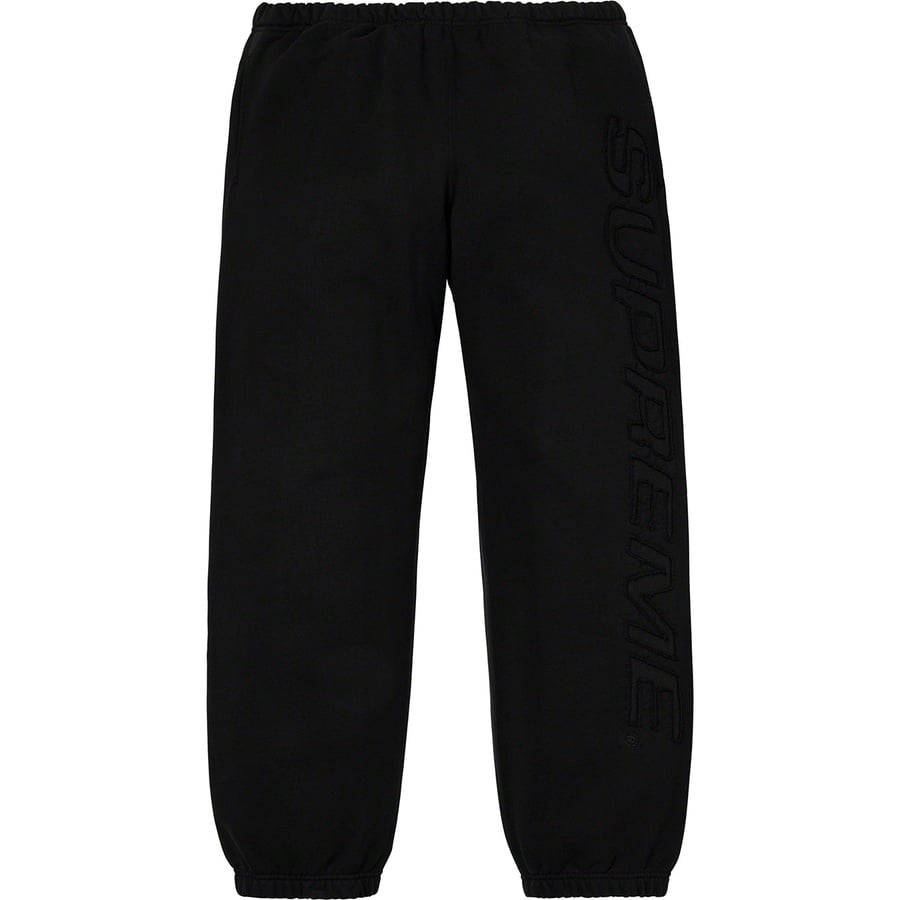 Details on Set In Logo Sweatpant Black from spring summer 2019 (Price is $148)