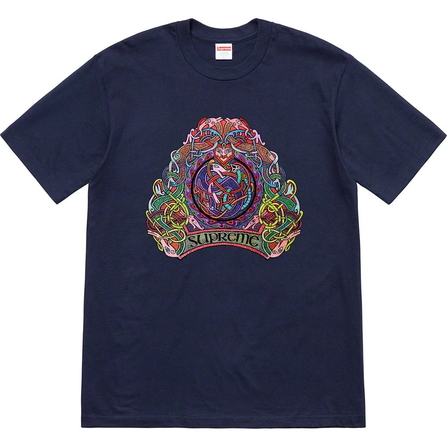 Details on Knot Tee Navy from spring summer 2019 (Price is $38)