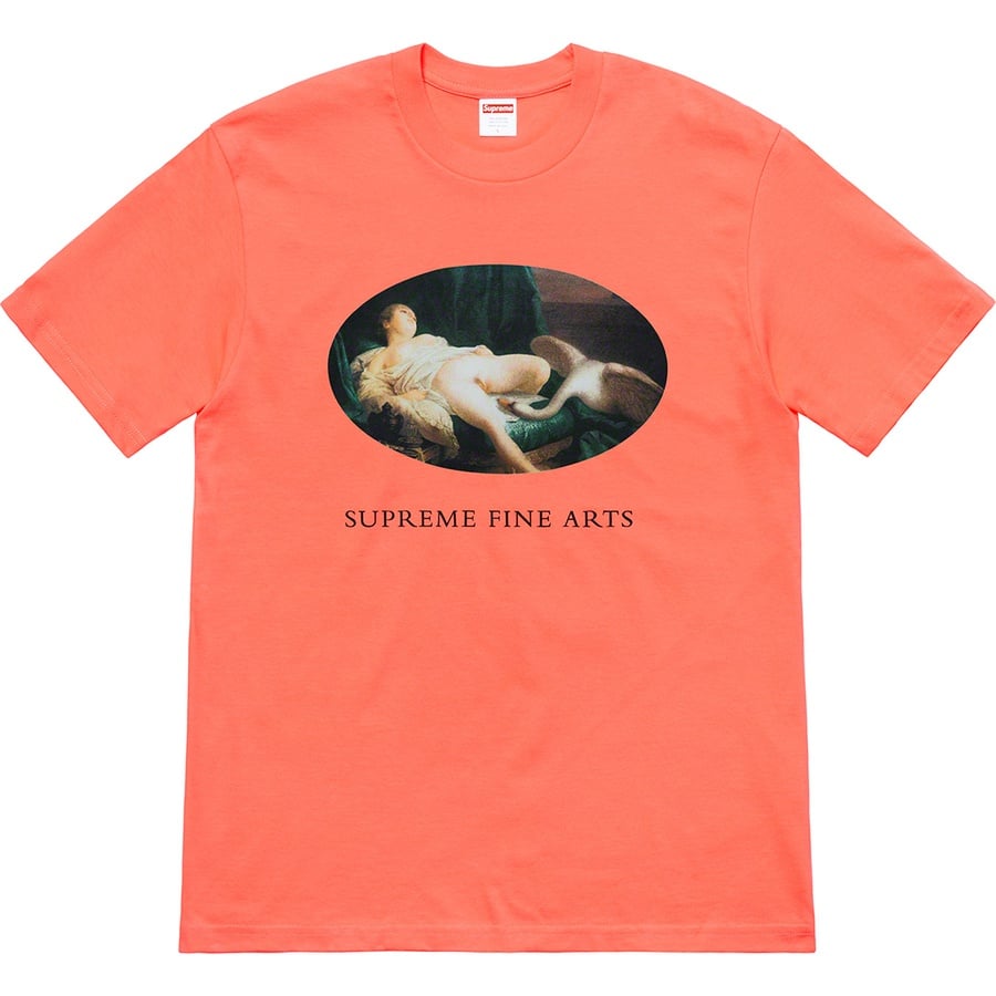 Supreme Leda And The Swan Tee (SS19) - Neon Orange - $38