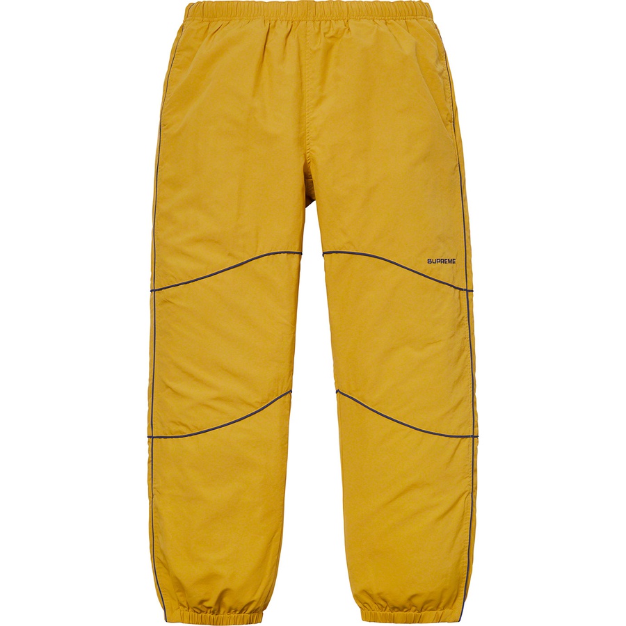 Details on Piping Track Pant Mustard from spring summer
                                                    2019 (Price is $128)