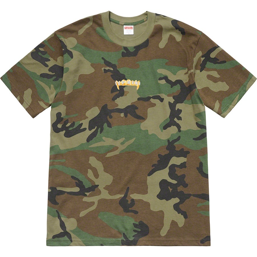 Details on Fronts Tee Woodland Camo from spring summer
                                                    2019 (Price is $38)