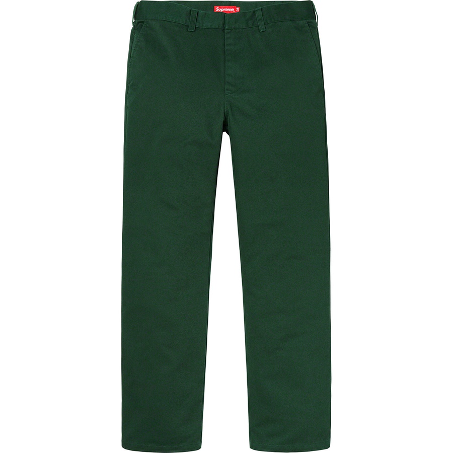 Details on Work Pant Dark Green from spring summer 2019 (Price is $118)
