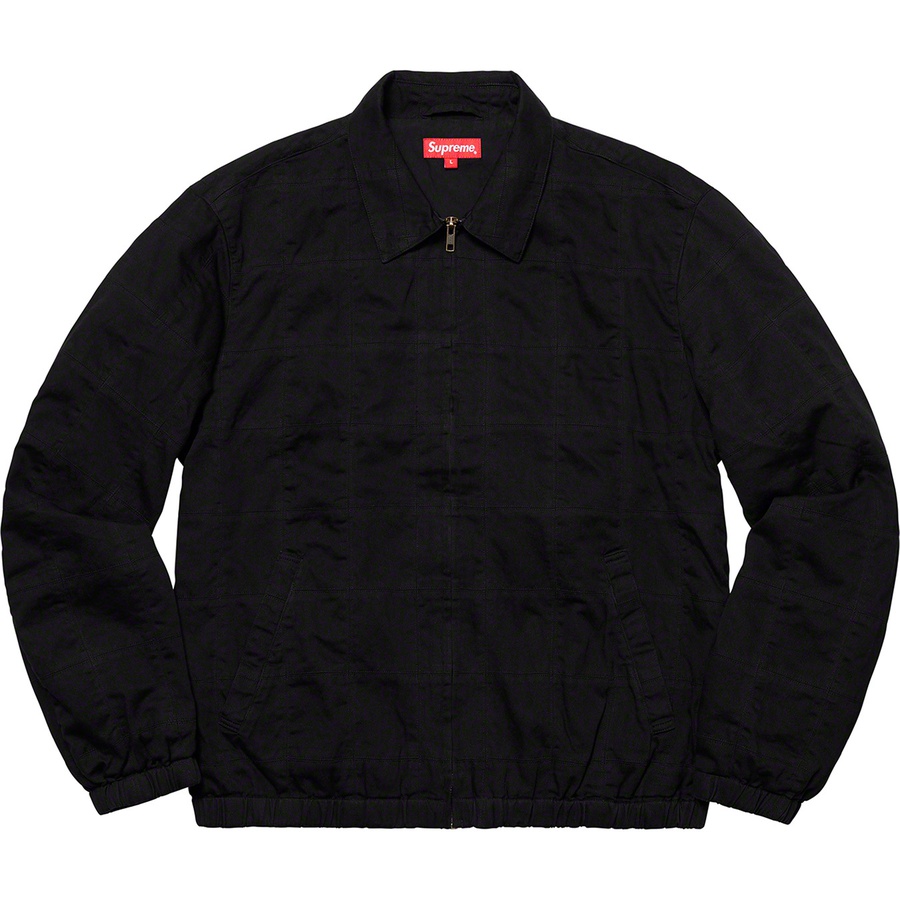 Details on Patchwork Harrington Jacket Black from spring summer
                                                    2019 (Price is $248)