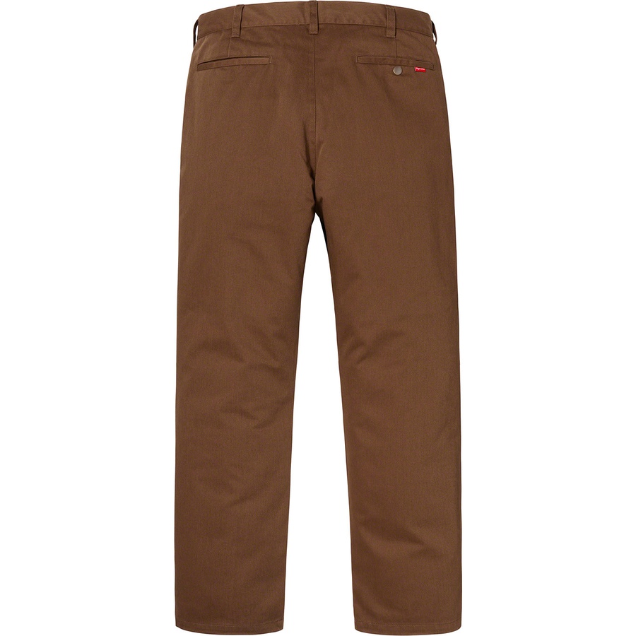 Details on Work Pant Brown from spring summer
                                                    2019 (Price is $118)