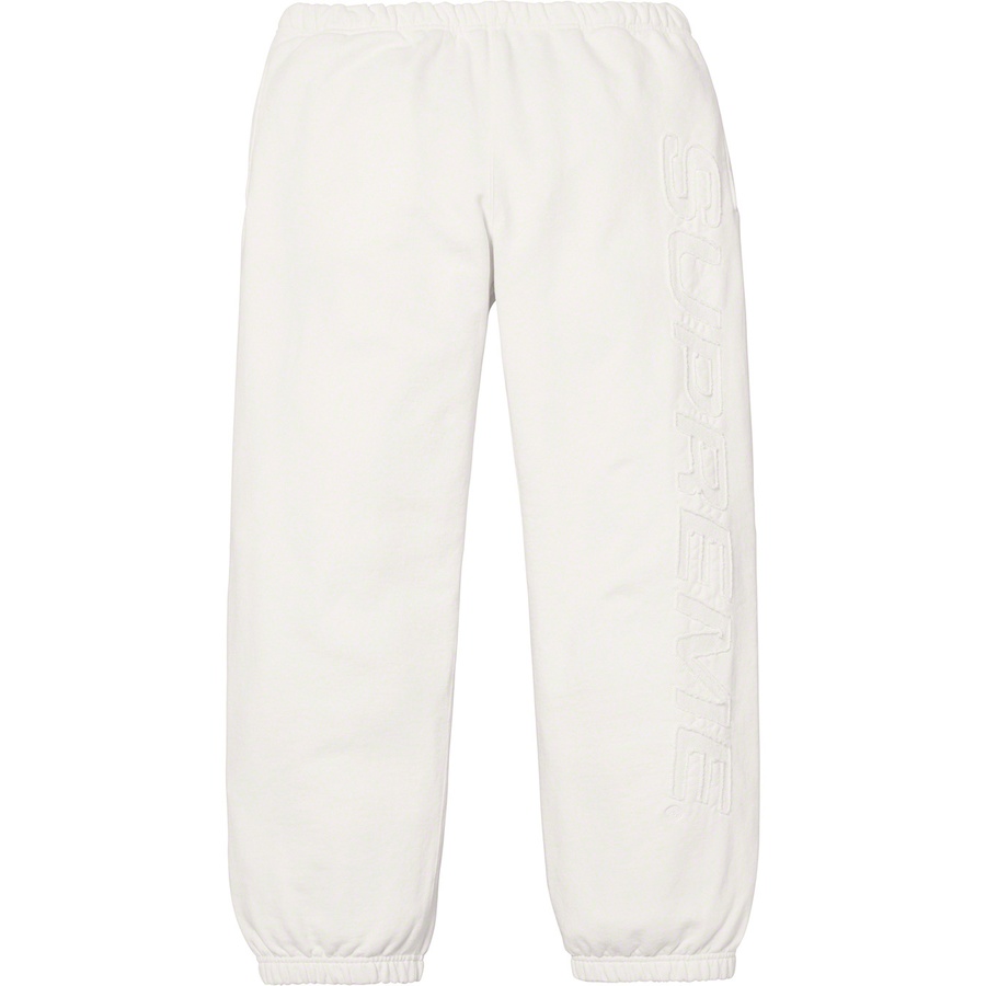 Details on Set In Logo Sweatpant White from spring summer
                                                    2019 (Price is $148)