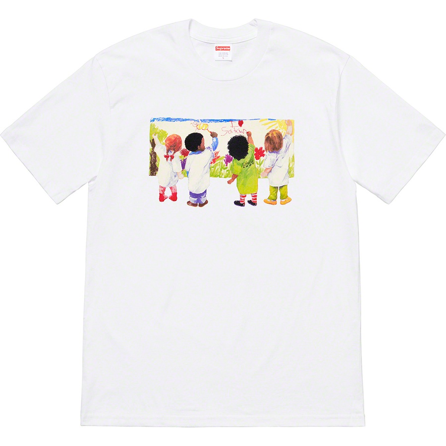 Details on Kids Tee White from spring summer 2019 (Price is $38)