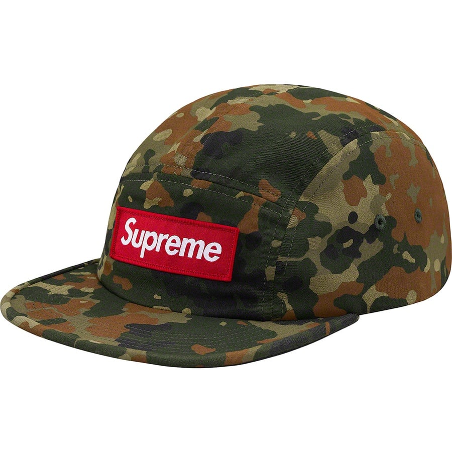 Details on Military Camp Cap Olive German Camo from spring summer
                                                    2019 (Price is $48)