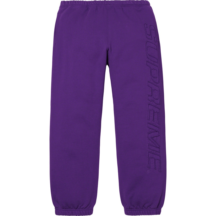 Details on Set In Logo Sweatpant Purple from spring summer
                                                    2019 (Price is $148)