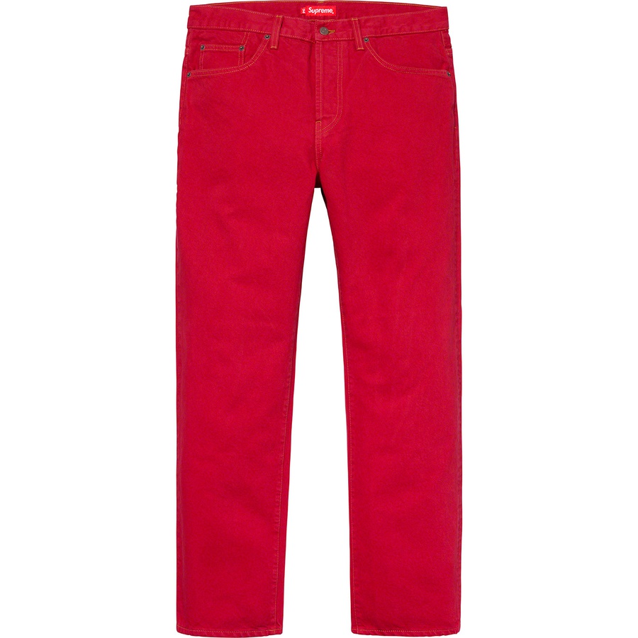 Details on Washed Regular Jean Washed Red from spring summer
                                                    2019 (Price is $148)