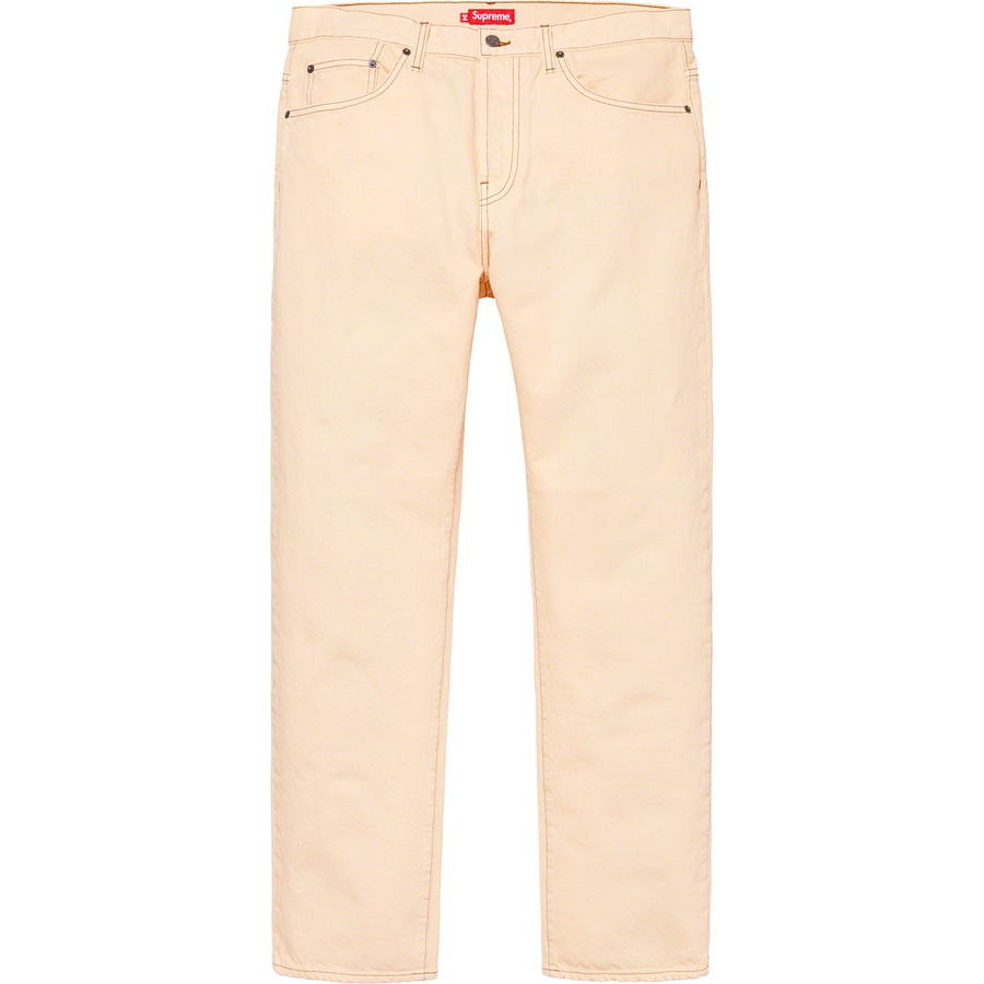 Details on Washed Regular Jean Washed Pale Yellow from spring summer
                                                    2019 (Price is $148)