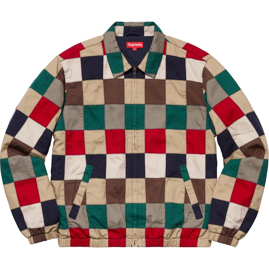 Details on Patchwork Harrington Jacket Multicolor from spring summer
                                                    2019 (Price is $248)