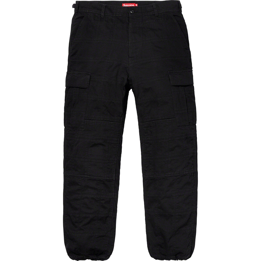 Details on Patchwork Cargo Pant Black from spring summer
                                                    2019 (Price is $228)
