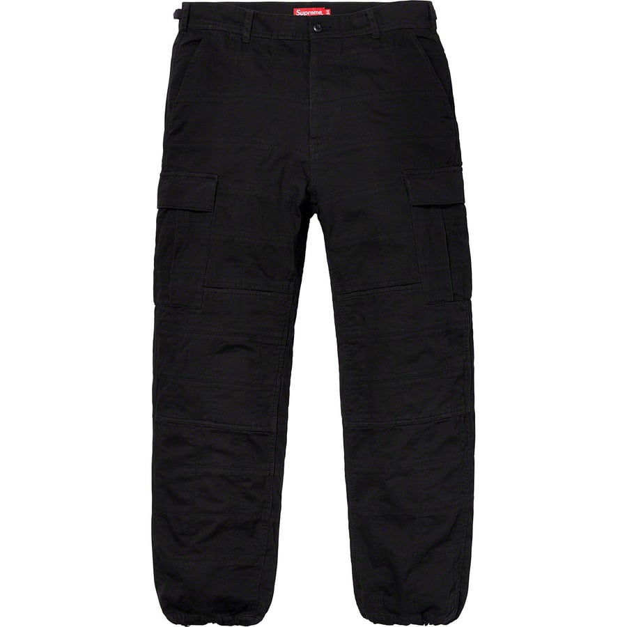 Details on Patchwork Cargo Pant Black from spring summer
                                                    2019 (Price is $228)