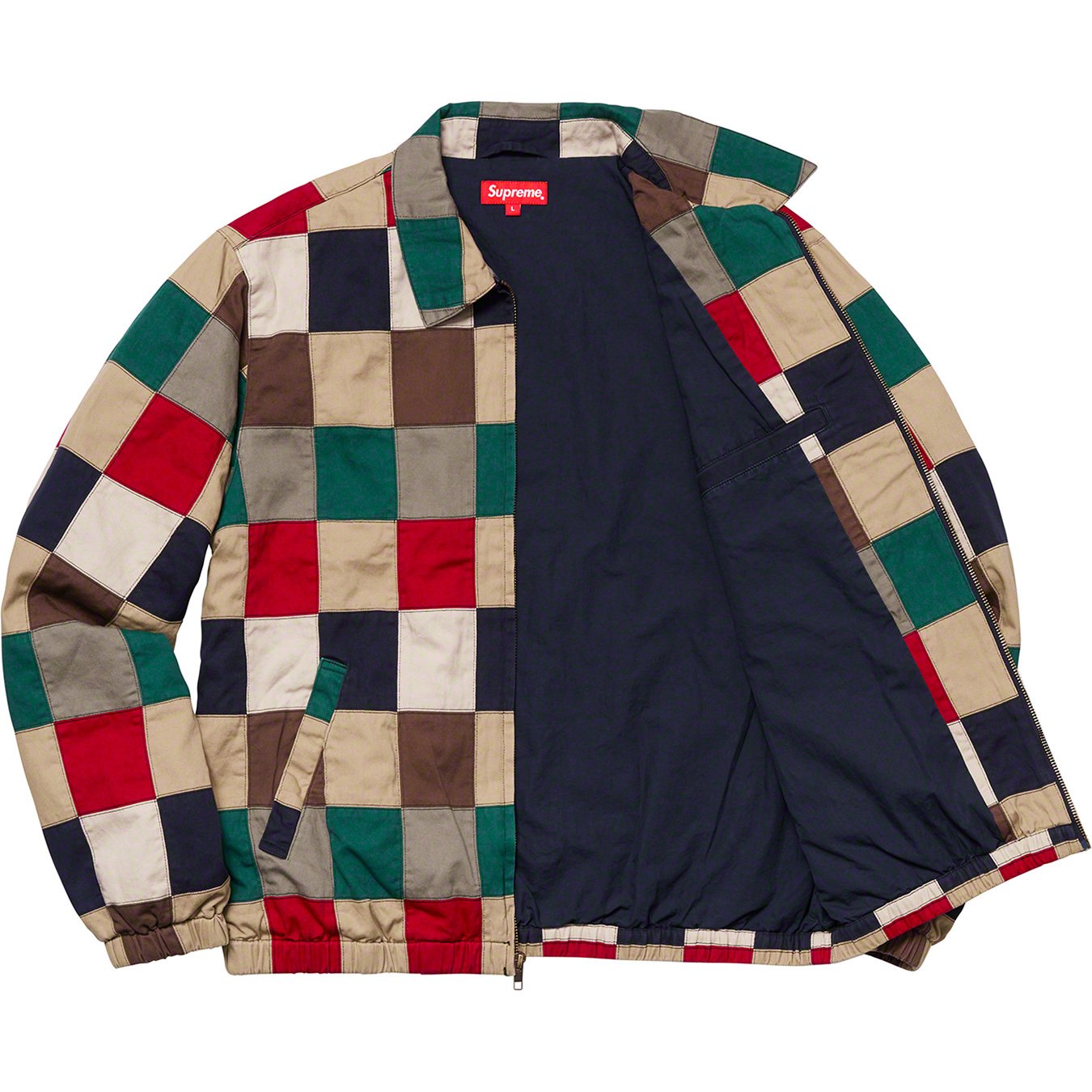 Patchwork Harrington Jacket - spring summer 2019 - Supreme