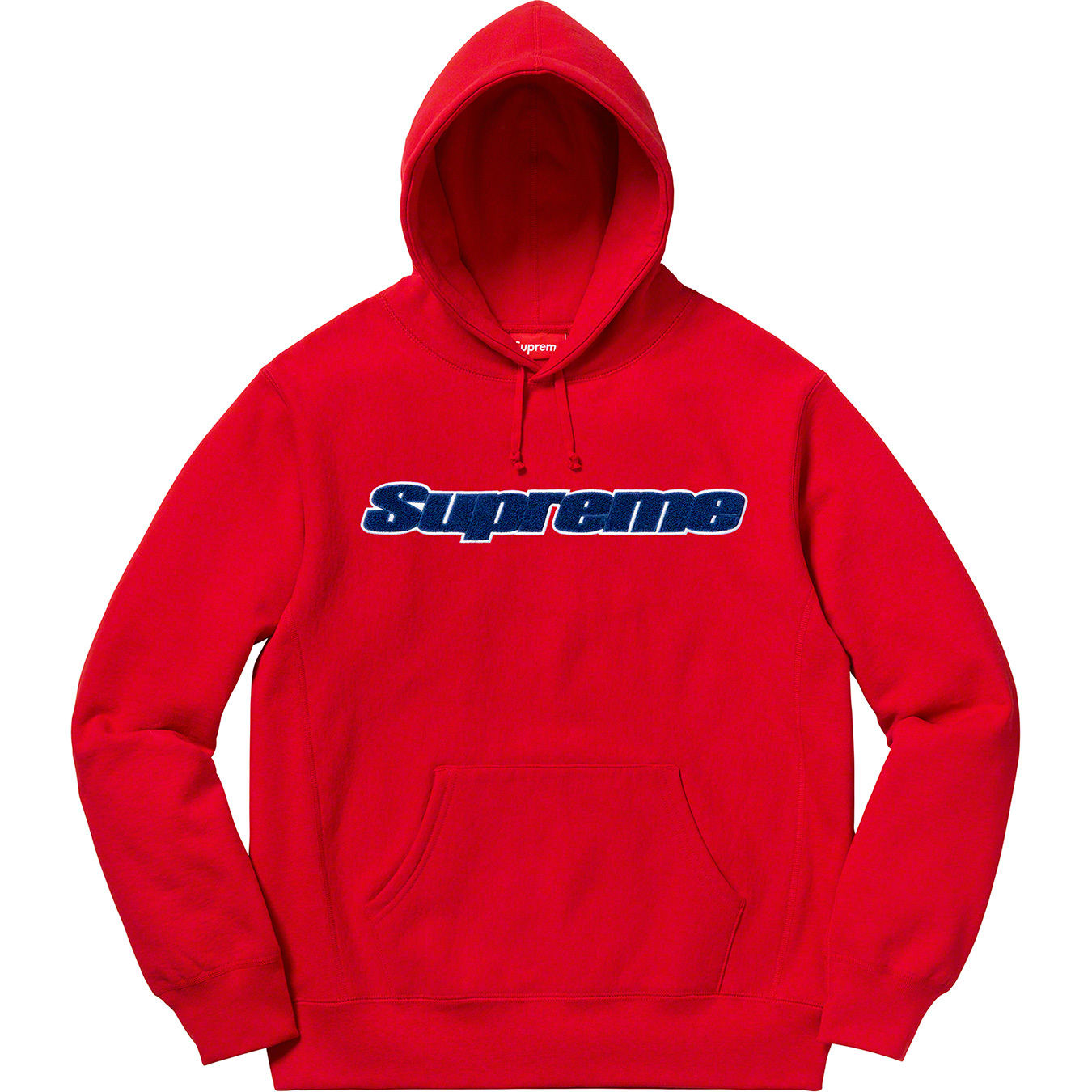 supreme 19SS Chenille Hooded Sweatshirt