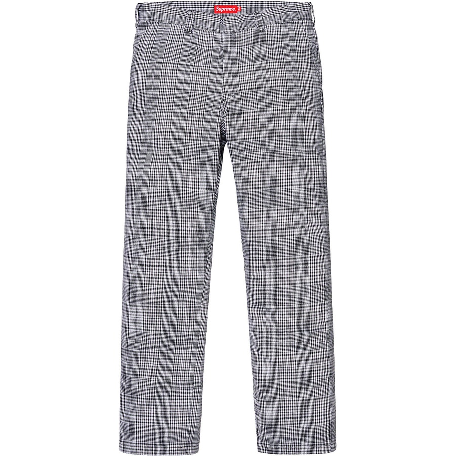 Details on Work Pant Black Plaid from spring summer
                                                    2019 (Price is $118)