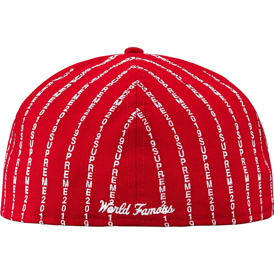 Details on Text Stripe New Era Red from spring summer 2019 (Price is $58)